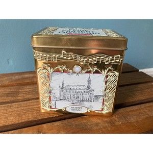 Feine Prasent Mischung Lambertz wind up musical tin box